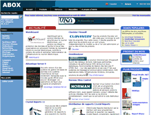Tablet Screenshot of france.abox.com